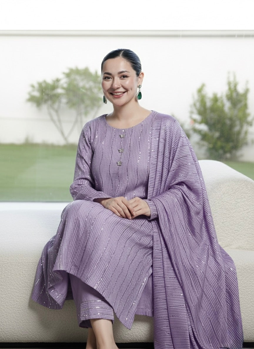 Hania Amir Korean Silk Dress