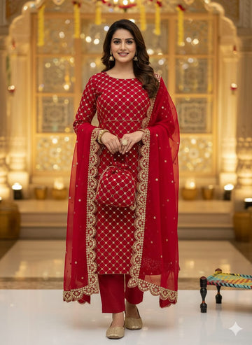 Heavy Sheesha Panni Word Dress